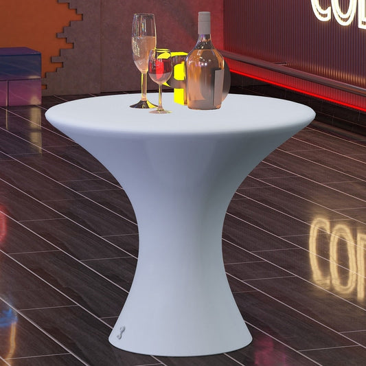 Tavolo da cocktail a LED Mixoy con colori cangianti, tavolo da vino luminoso ricaricabile, tavolo da pub senza fili, arredamento per la casa, patio, piscina