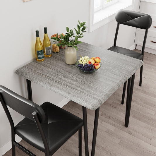 Set da pranzo moderno per cucina e sala da pranzo - 3 pezzi