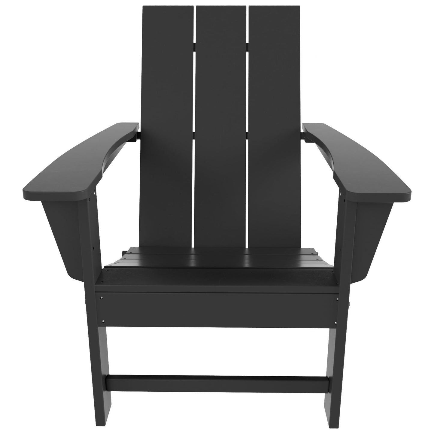 Sedia Adirondack pieghevole moderna ed ecologica per uso commerciale e residenziale, adatta a tutte le condizioni atmosferiche, Polytrends Shoreside