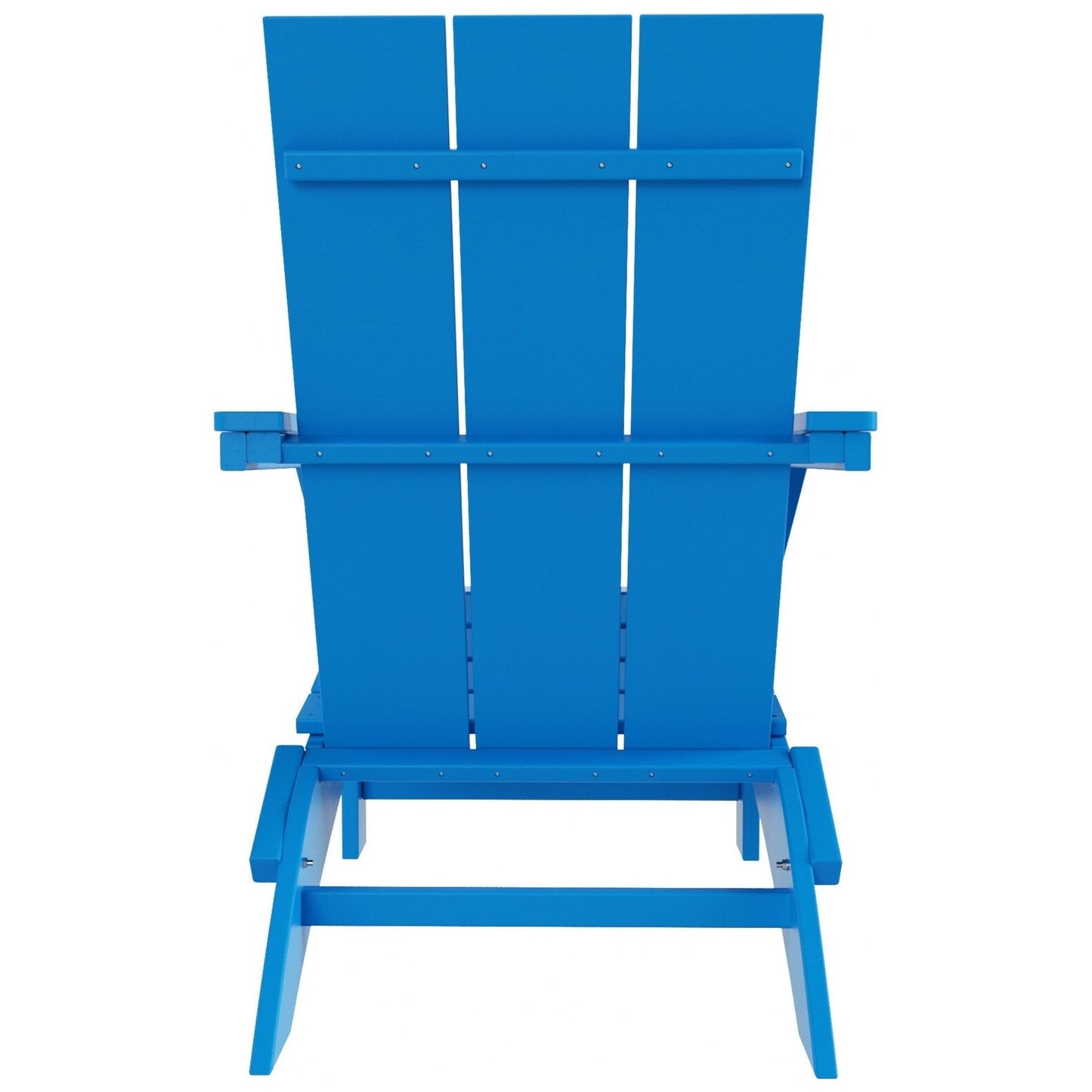 Sedia Adirondack pieghevole moderna ed ecologica per uso commerciale e residenziale, adatta a tutte le condizioni atmosferiche, Polytrends Shoreside