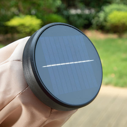 MAISON ARTS Ombrellone da esterno a 3 livelli, con inclinazione automatica, 10 piedi, con doppia ventilazione e luci LED