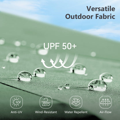 MAISON ARTS Ombrellone doppio extra large da 15 piedi con base inclusa