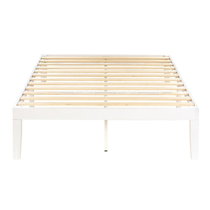 Struttura letto in legno massello classico da 16 pollici in più finiture