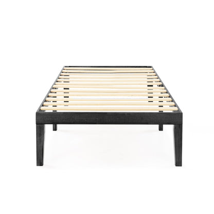 Struttura letto in legno massello classico da 16 pollici in più finiture