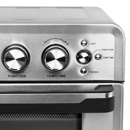 Forno tostapane multifunzione con friggitrice ad aria preimpostata da 21