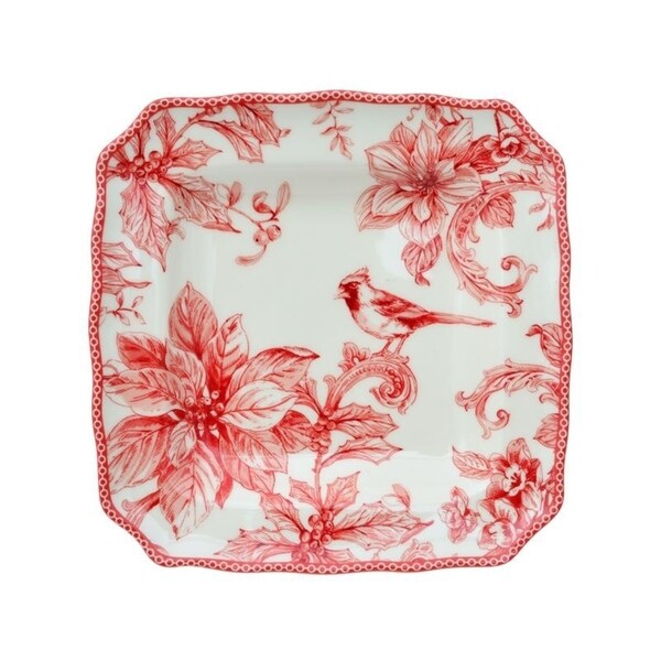 222 Fifth Christmas Lane Set di stoviglie da 16 pezzi, servizio per 4 persone