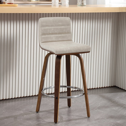 26/29 Sgabelli da bar/bancone girevoli in similpelle, set da 2/3