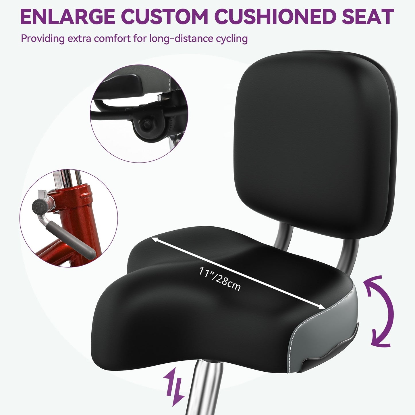 26 tricicli blu per adulti a 3 ruote con cestini rimovibili