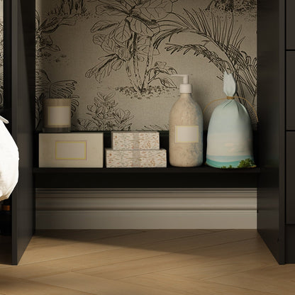 Mobiletto da trucco da 39,4'' con sgabello e specchio