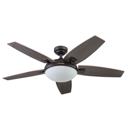 Ventilatore da soffitto Honeywell Carmel da 48 pollici con luce integrata e telecomando