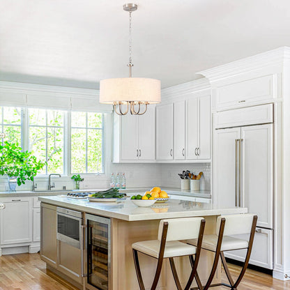 Lampada da soffitto moderna a 5 luci con montaggio a semi-incasso per sala da pranzo, camera da letto, soggiorno - N/D