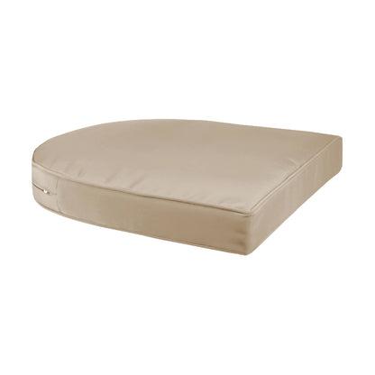 Set da pranzo in vimini bianco in resina da 5 pezzi