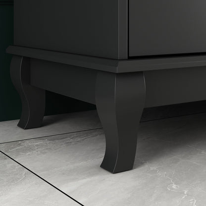 Cassettiera per camera da letto matrimoniale larga 55,1 cm con cassetti portaoggetti