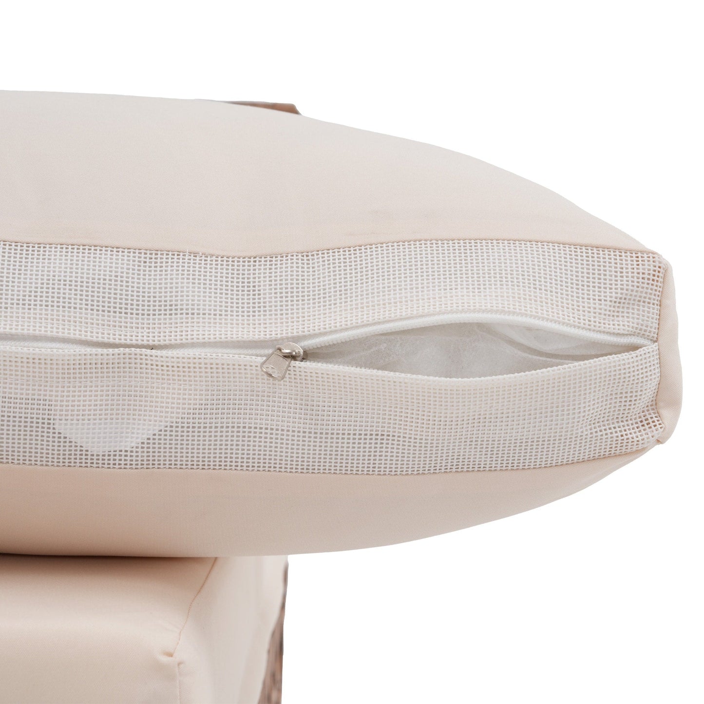 Gruppo di sedute componibili per esterni da 6 persone con cuscini