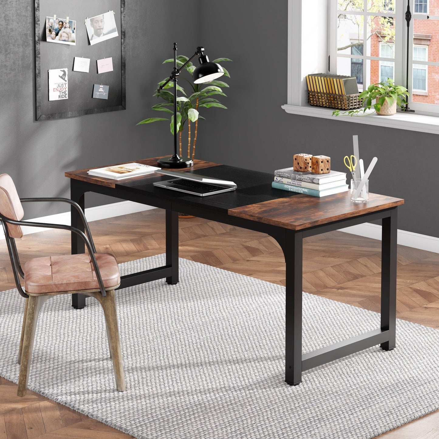 63 Scrivania moderna per computer per ufficio domestico