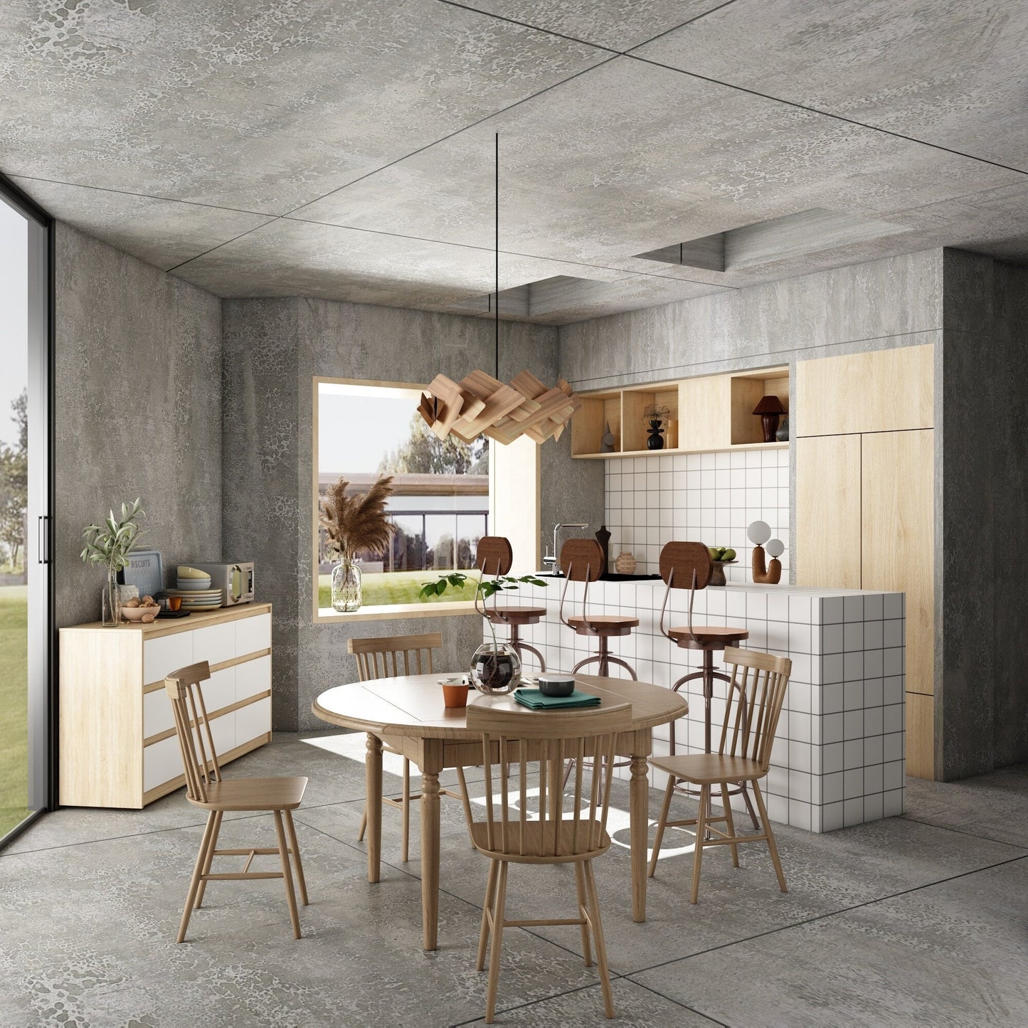 Cassettiera con 9 cassetti da 63 W, cassettiera decorativa per soggiorno, camera da letto