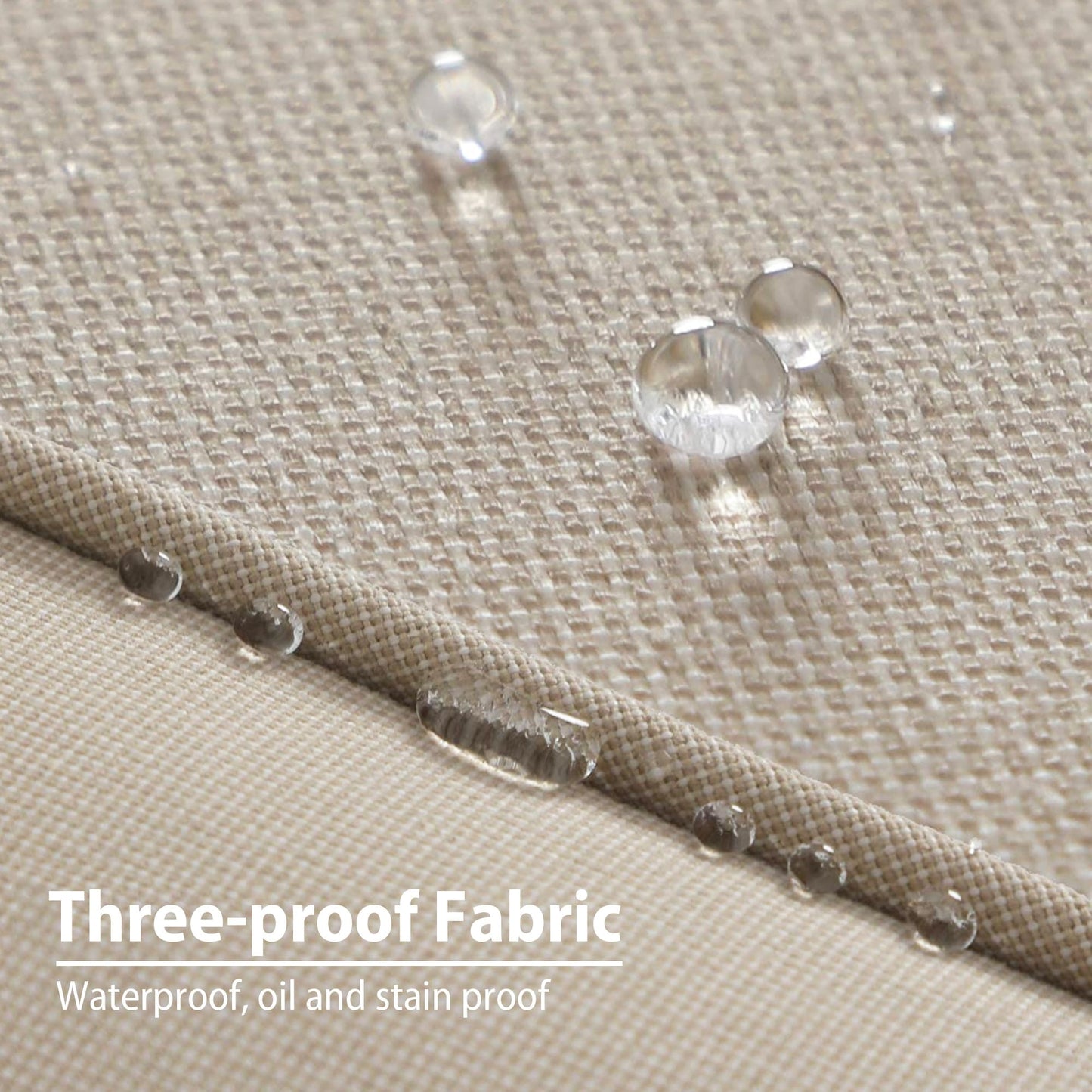 MAISON ARTS Sedie da pranzo in alluminio pressofuso/Set da pranzo per patio con tavolo da pranzo rotondo e 6 sedie da patio in alluminio pressofuso