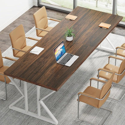 Scrivania direzionale da 70,8 pollici, grande postazione di lavoro per computer