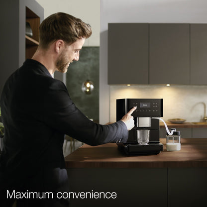 Miele CM 6160 MilkPerfection Sistema da banco per caffè - Nero ossidiana
