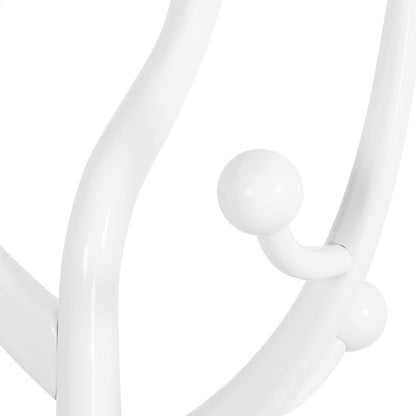 Appendiabiti indipendente in legno di caucciù con 8 ganci - 24,5 L x 70,87 A