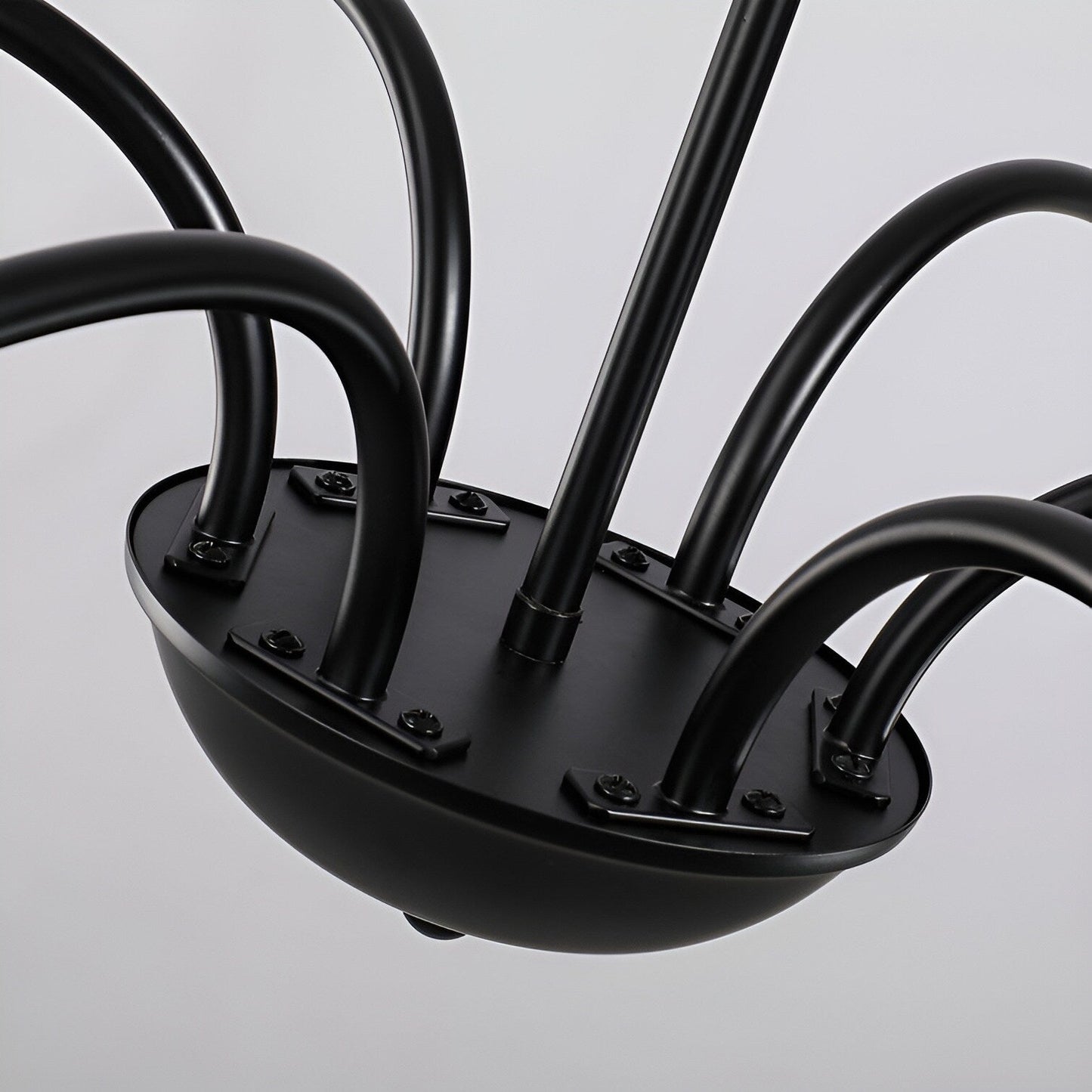 Lampadario minimalista francese classico a 6 luci con illuminazione a candela