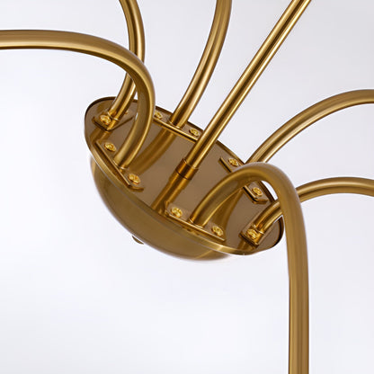 Lampadario minimalista francese classico a 6 luci con illuminazione a candela