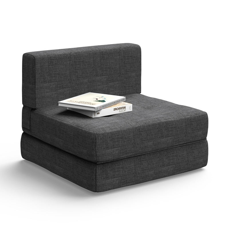 Poltrona trasformabile 3 in 1, sedia pieghevole, letto pieghevole