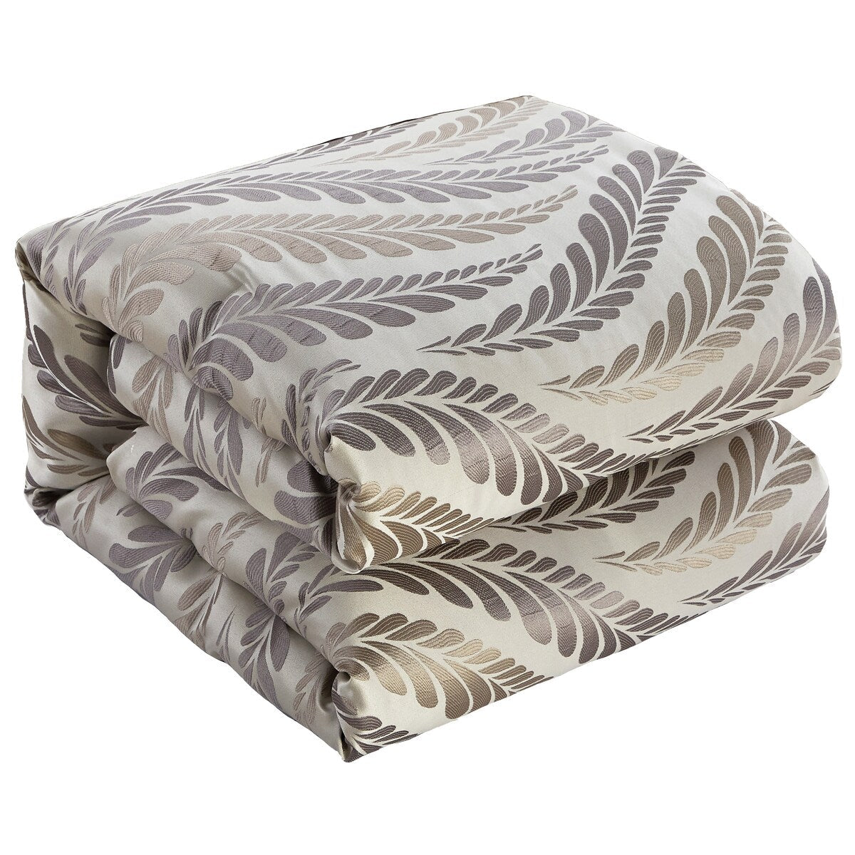 Nanshing Caspa Set copripiumino con design a foglia chic da 7 pezzi