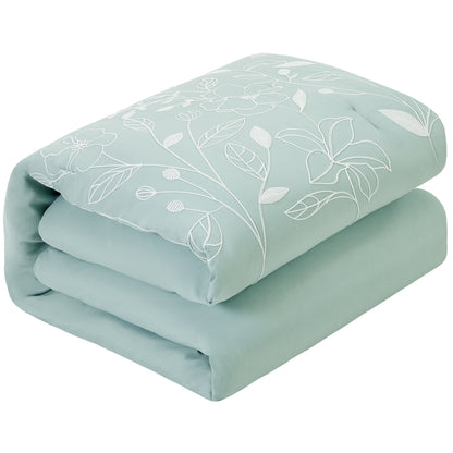 Set copripiumino floreale e botanico Nanshing Taylor da 7 pezzi