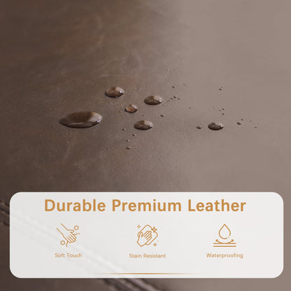 Pouf contenitore rettangolare imbottito 50,3 x 17,50 x 18 in similpelle