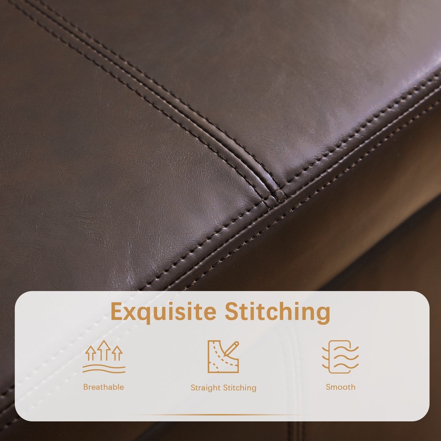 Pouf contenitore rettangolare imbottito 50,3 x 17,50 x 18 in similpelle