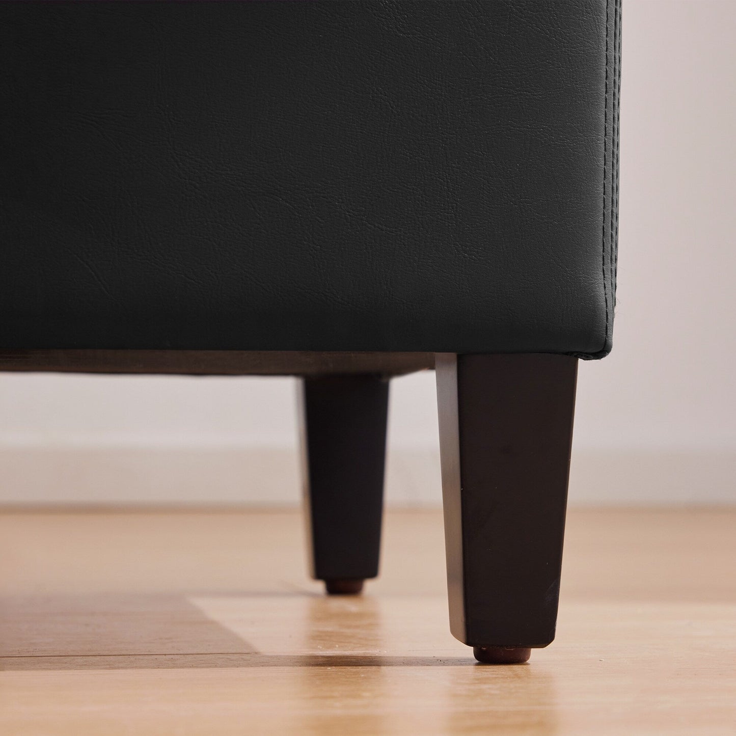 Pouf contenitore rettangolare imbottito 50,3 x 17,50 x 18 in similpelle