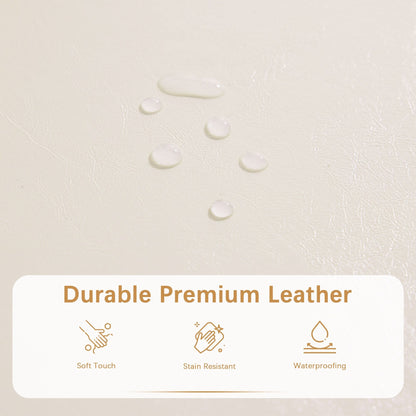 Pouf contenitore rettangolare imbottito 50,3 x 17,50 x 18 in similpelle