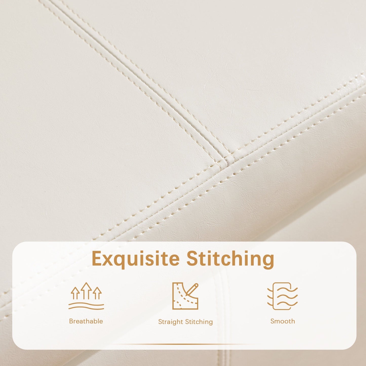 Pouf contenitore rettangolare imbottito 50,3 x 17,50 x 18 in similpelle