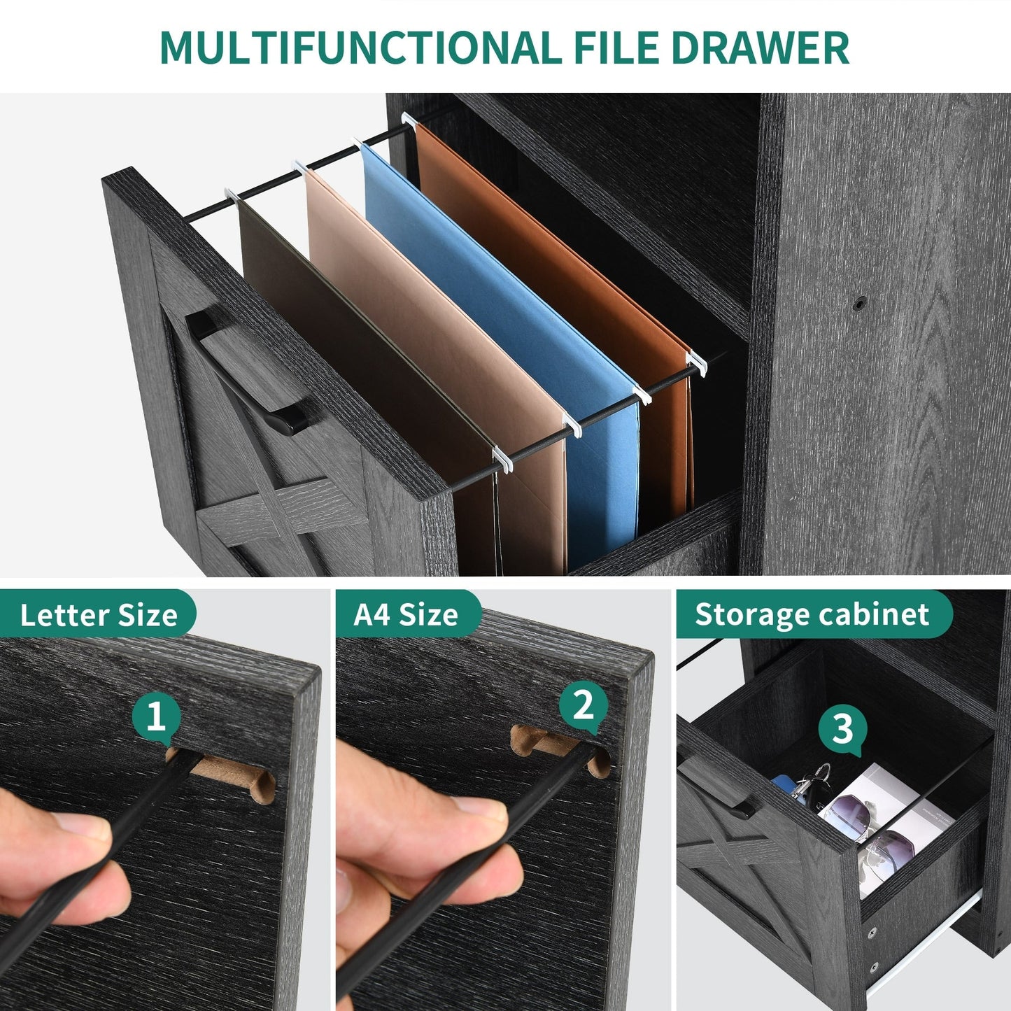 Scrivania da gioco a forma di L Moasis da 59 pollici, scrivania angolare per computer con supporto per monitor