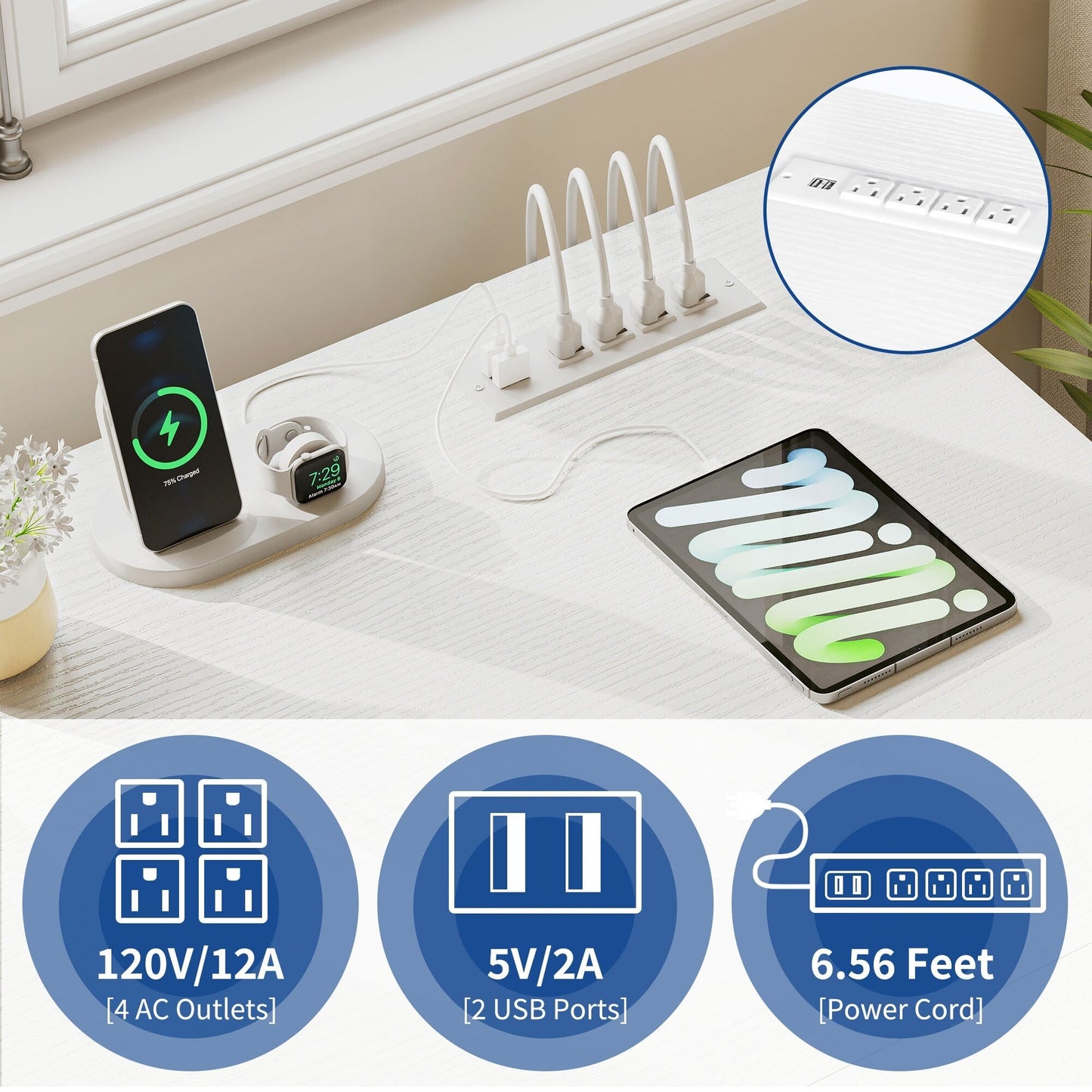 Scrivania da gioco a forma di L Moasis da 59 pollici, scrivania angolare per computer con supporto per monitor