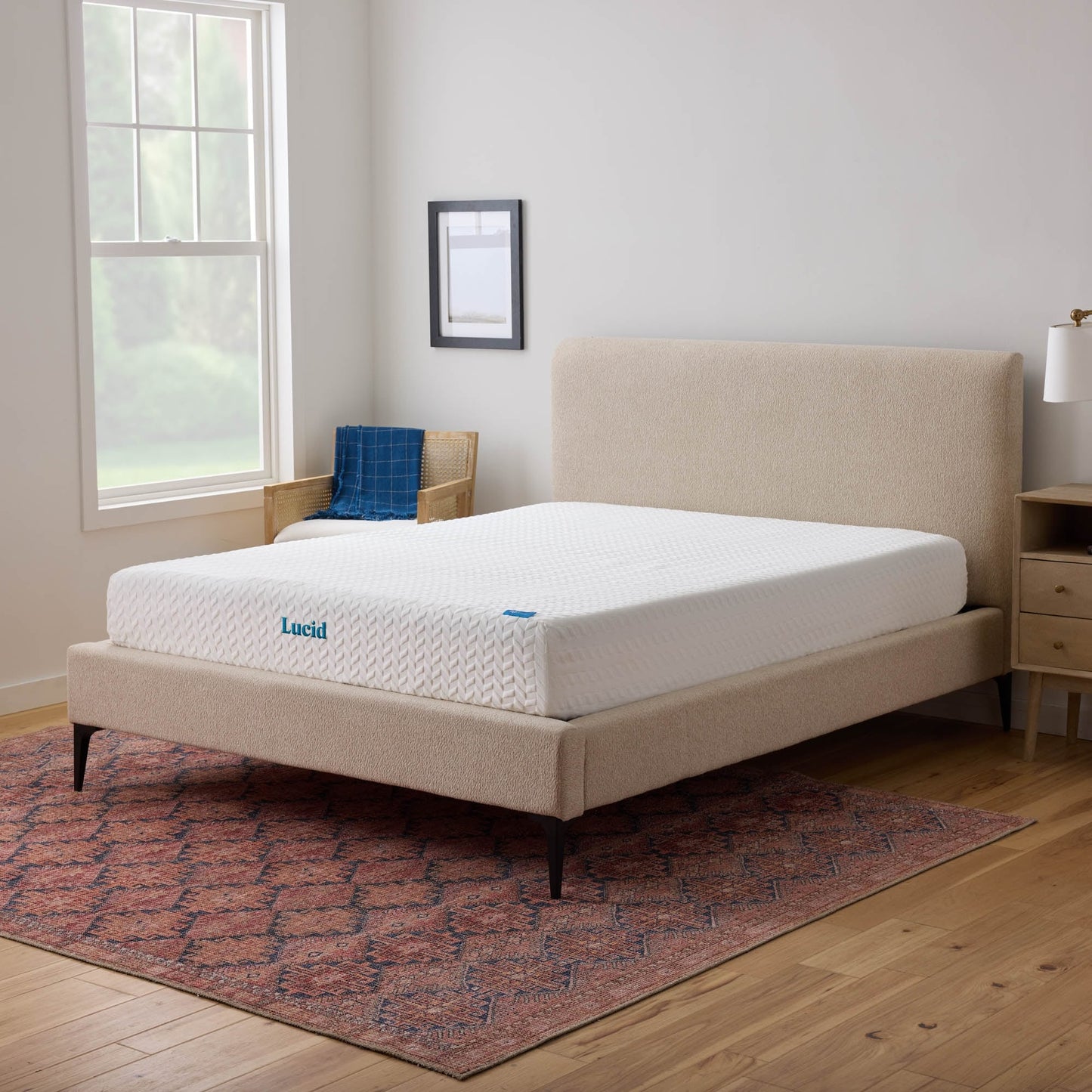 Materasso in memory foam di lusso Lucid da 10 pollici