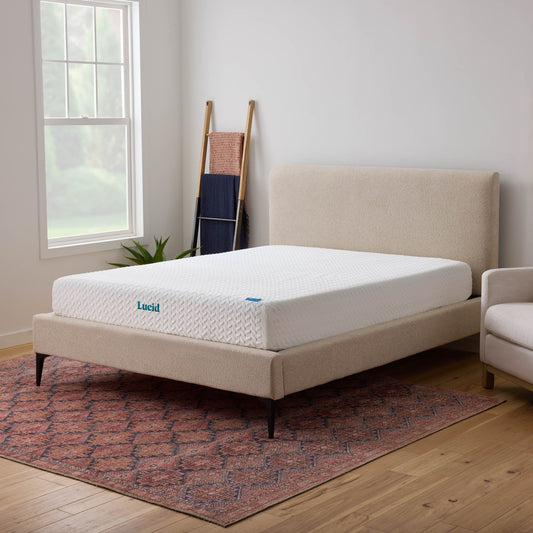 Materasso in memory foam di lusso Lucid da 10 pollici