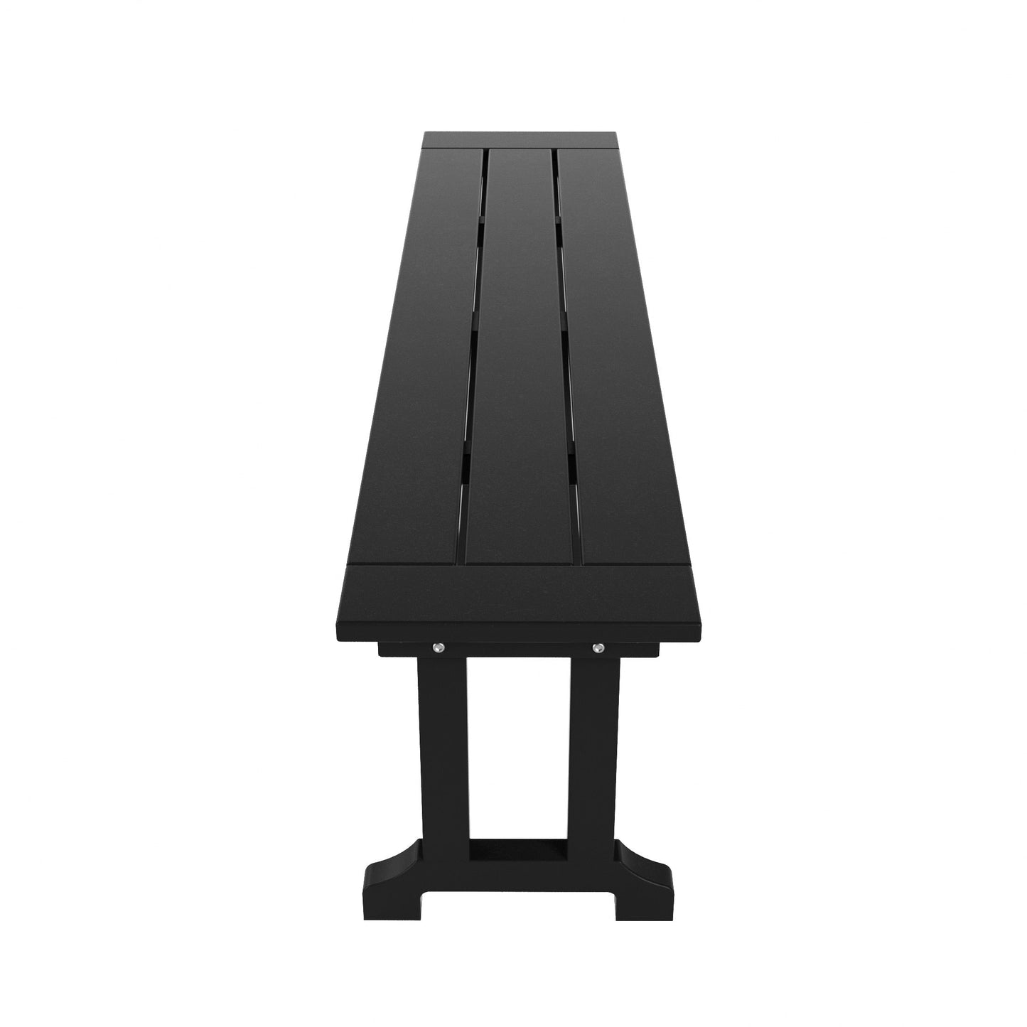 Panca da esterno Polytrends Laguna Hdpe per tutte le stagioni, 65 cm