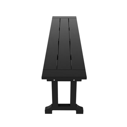 Panca da esterno Polytrends Laguna Hdpe per tutte le stagioni, 65 cm