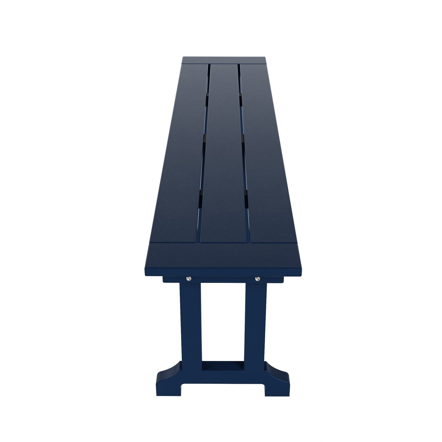 Panca da esterno Polytrends Laguna Hdpe per tutte le stagioni, 65 cm