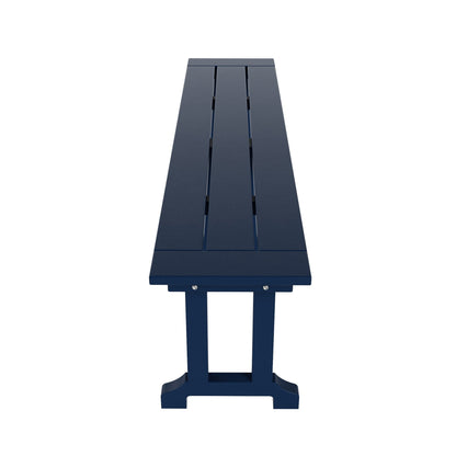 Panca da esterno Polytrends Laguna Hdpe per tutte le stagioni, 65 cm