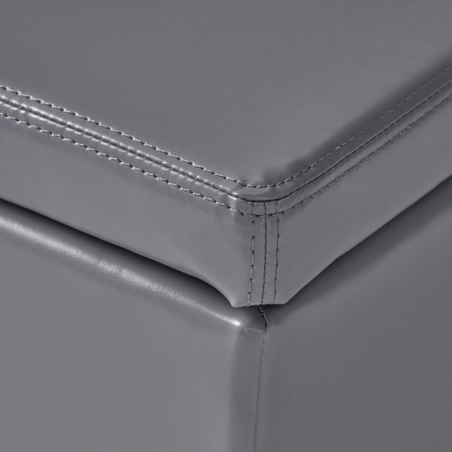 Panca contenitore in similpelle Lucinda di Christopher Knight Home - 51,25 L x 17,50 P x 16,25 A