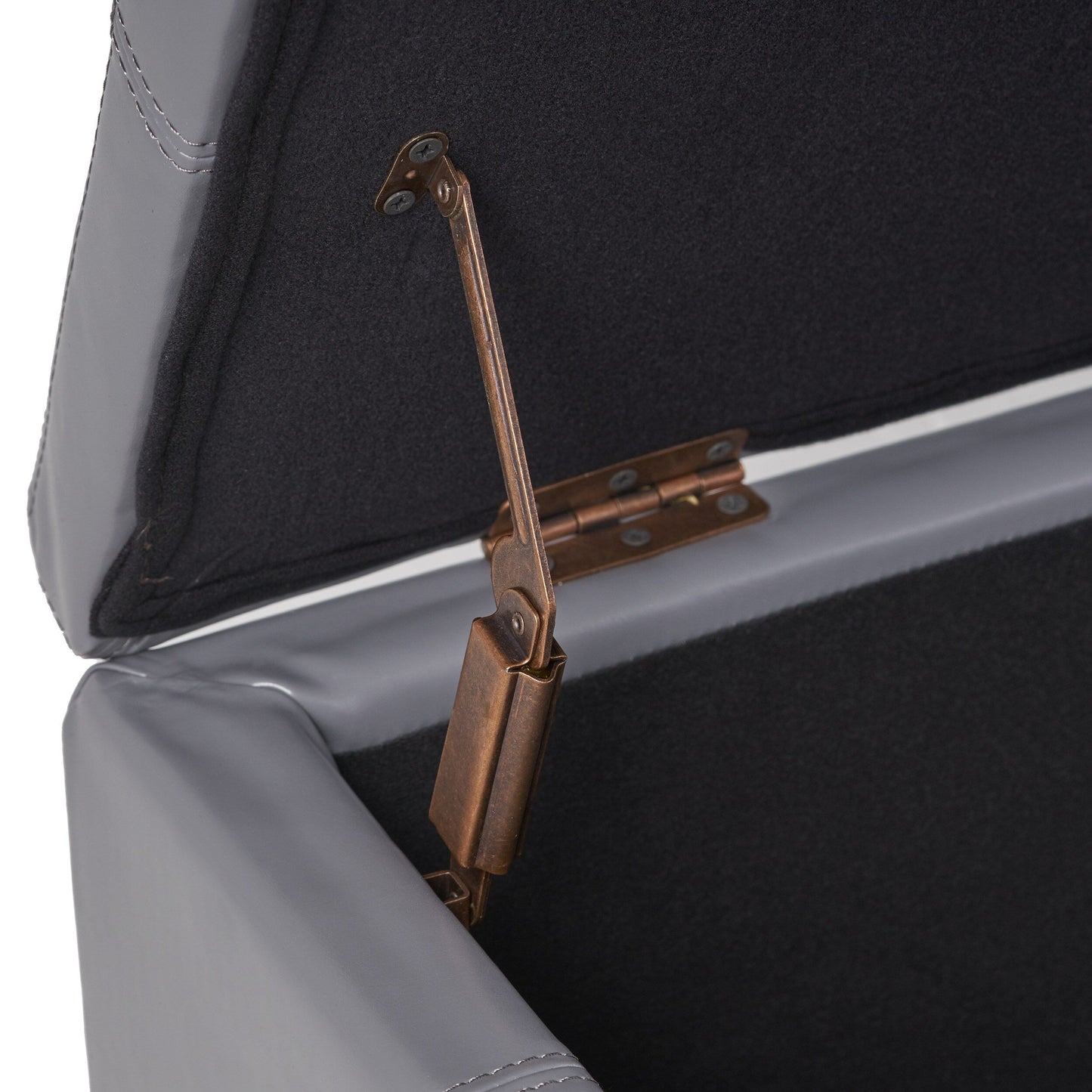 Panca contenitore in similpelle Lucinda di Christopher Knight Home - 51,25 L x 17,50 P x 16,25 A