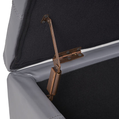 Panca contenitore in similpelle Lucinda di Christopher Knight Home - 51,25 L x 17,50 P x 16,25 A