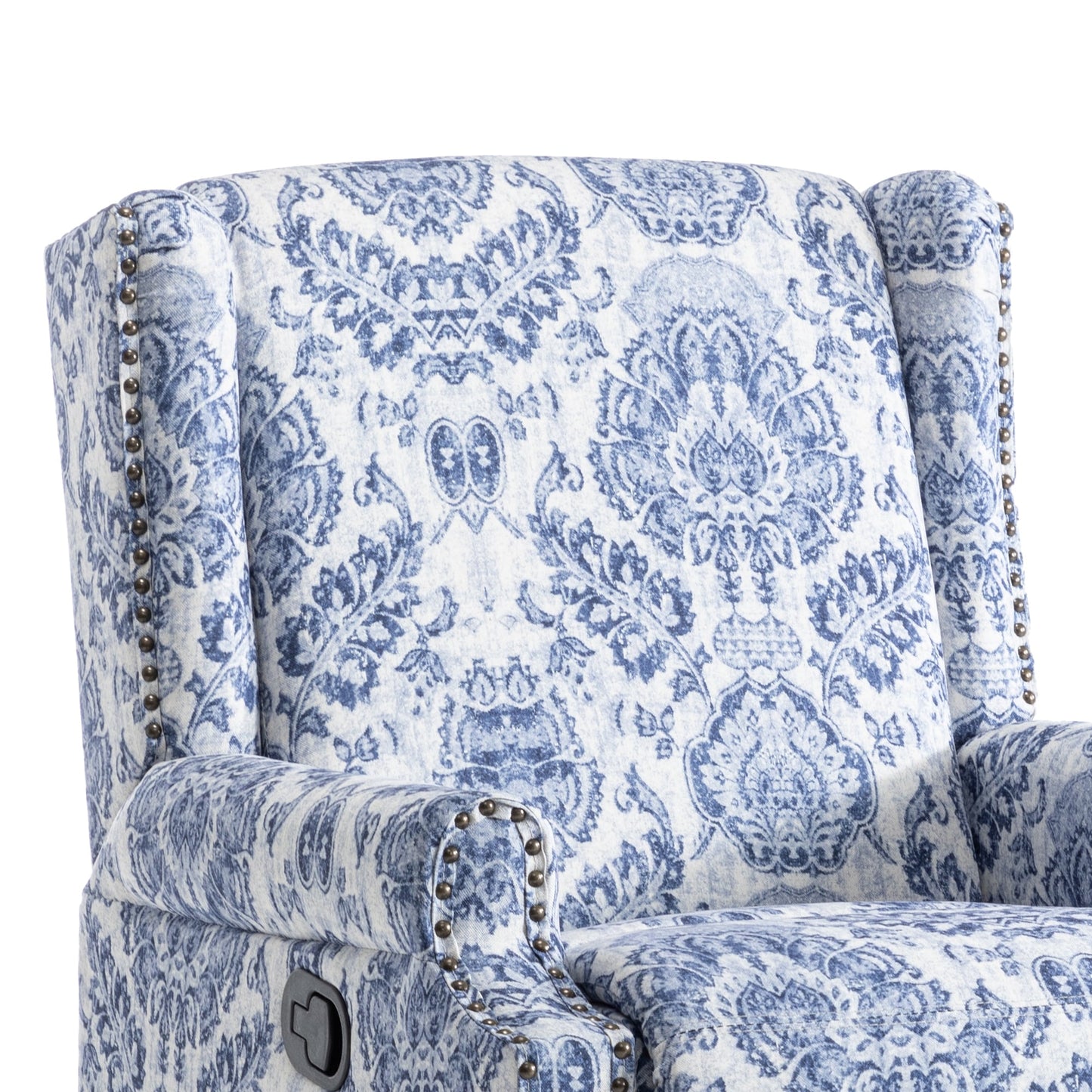 Poltrona reclinabile girevole manuale con schienale a spinta, modello W 29'', set da 2