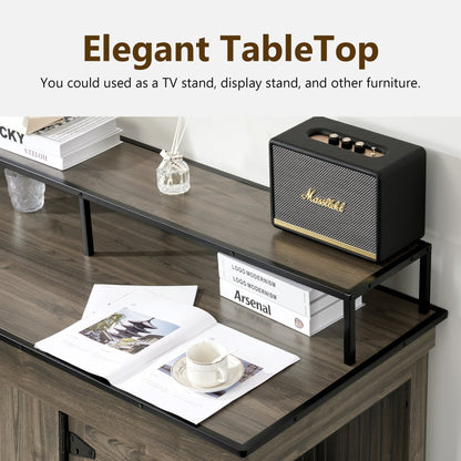 Mcombo, mobile porta TV per cani di grandi dimensioni, cuccia in legno con doppie porte 1861