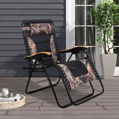 Poltrona reclinabile regolabile con braccioli larghi e portabicchieri, imbottita, oversize XL, a gravità zero - N/D