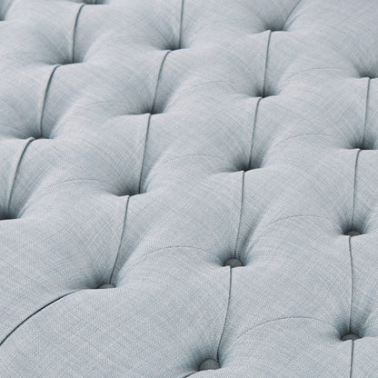 Pouf imbottito con rivestimento a forma di tavola da surf Madision Park Chase in legno massello