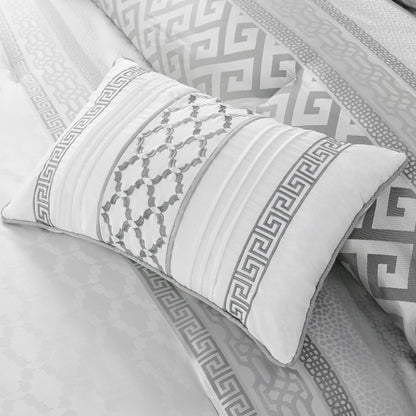 Set copripiumino jacquard geometrico da 7 pezzi Madison Park Christian
